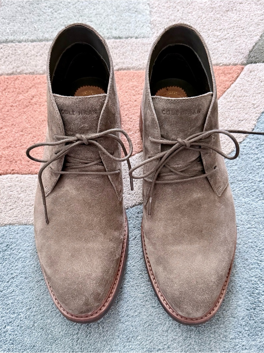 Men's Cole Haan Judson Grand Suede Chukka Boots - Classic Lace-Up - Size 9.5M - Picture 5 of 9